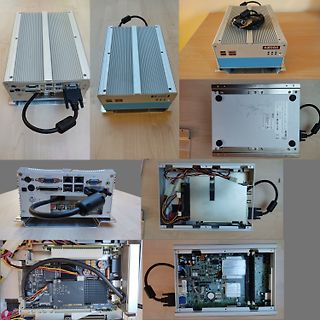 Verschiedene Ansichten eines geöffneten Netzteils oder Computersystems