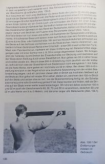 Buchseite mit Anleitung zur Skalierung eines Entfernungsmessers