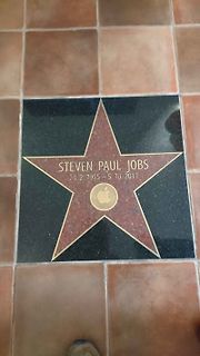 Walk of Fame Stern für Steve Jobs