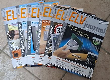 Stapel ELV Journal Fachmagazine