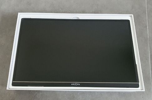 ARZOPA tragbarer Monitor in weißer Verpackung