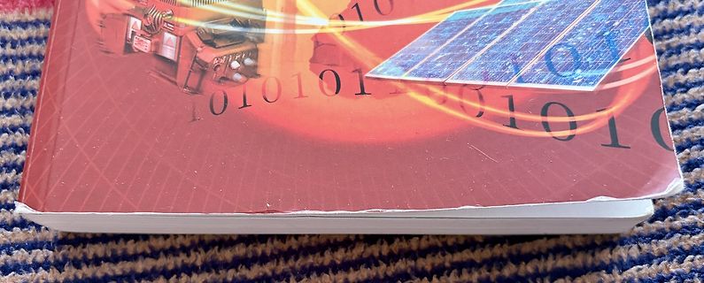 Buchcover mit technischem Design