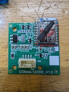 Leiterplatte mit WiFi-Modul und Steckverbindern