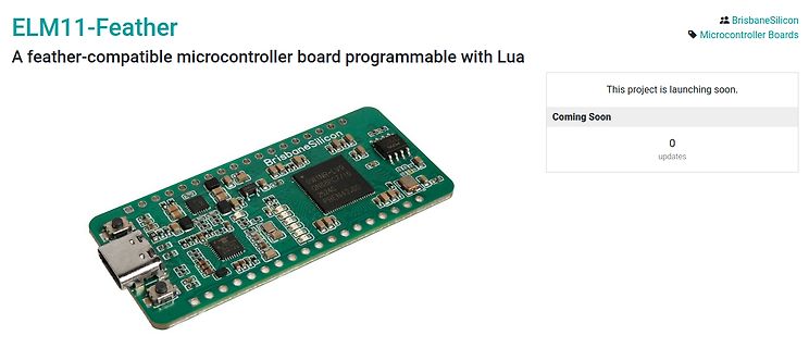 ELM11-Feather Mikrocontroller Board