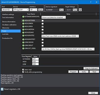 Software zur Programmierung eines Atmel-Mikrocontrollers