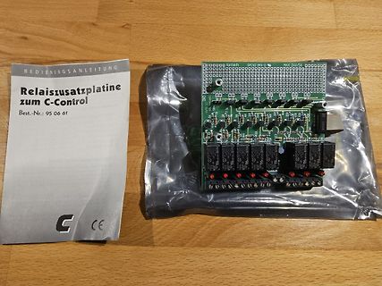 Relaiszusatzplatine zum C-Control und Bedienungsanleitung