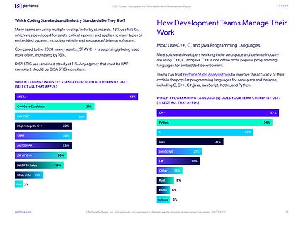 Bericht über Softwareentwicklungsstandards und Programmiersprachen