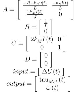Zustandsraumdarstellung eines Systems