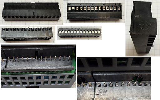 Verschiedene Ansichten eines Molex Steckers