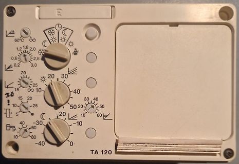 Bedienfeld eines TA 120 Geräts
