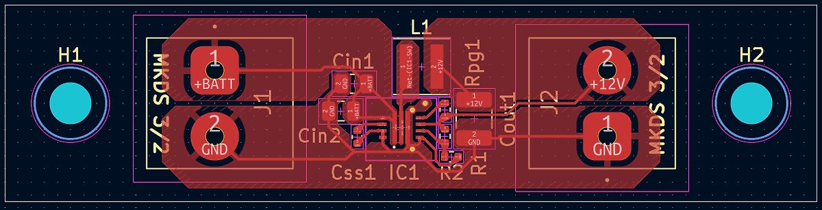 PCB-Layout einer Leiterplatte