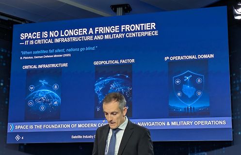 Präsentation über die Bedeutung des Weltraums