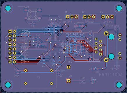 PCB-Layout einer Leiterplatte