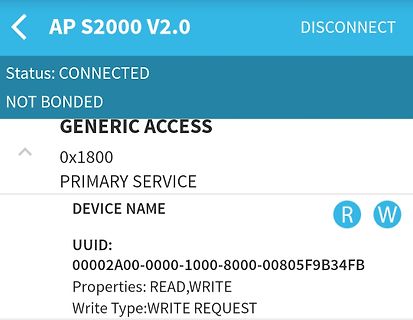 Bluetooth-Geräteinformationen in einer App