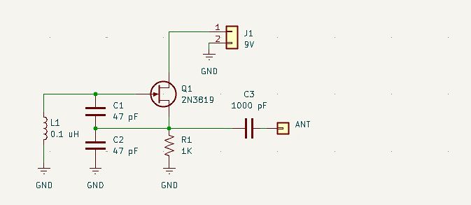 Schaltplan eines HF-Verstärkers