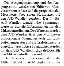 Deutscher Text über A/D-Wandler und Mikrocontroller