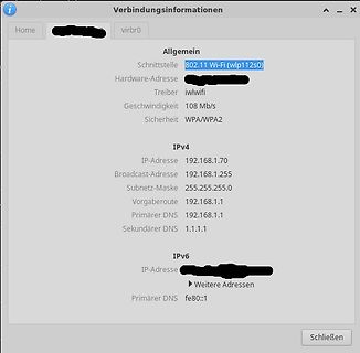 Netzwerkverbindungsinformationen unter Linux