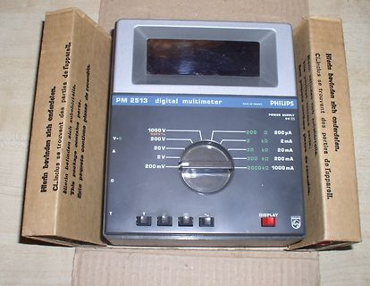 Philips PM 2513 digitales Multimeter mit Originalverpackung