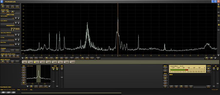 Spektrum-Analyse Software Perseus