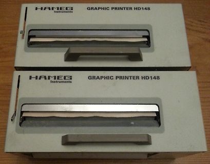 Zwei Hameg Graphic Printer HD148
