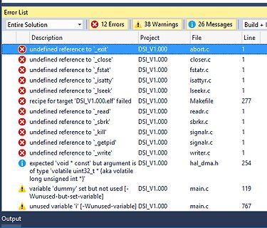 Fehlermeldungen in einer Software-Entwicklungsumgebung