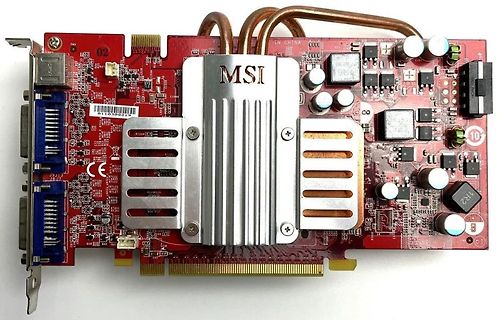 MSI Grafikkarte mit Kühlkörper