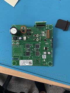 Leiterplatte mit elektronischen Bauteilen