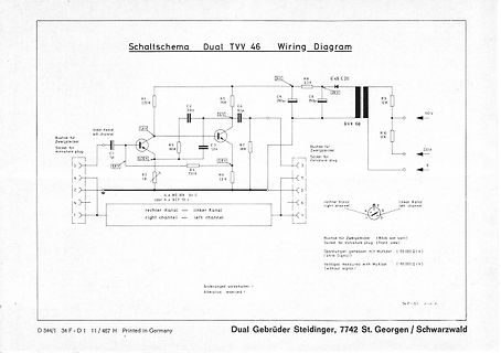 Schaltplan Dual TVV 46