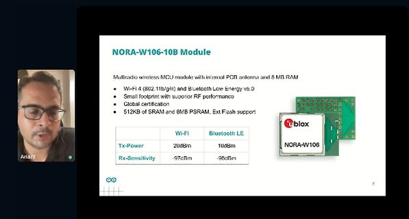 Präsentationsfolie zum NORA-W106-10B Modul