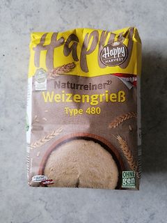 Packung Weizengrieß