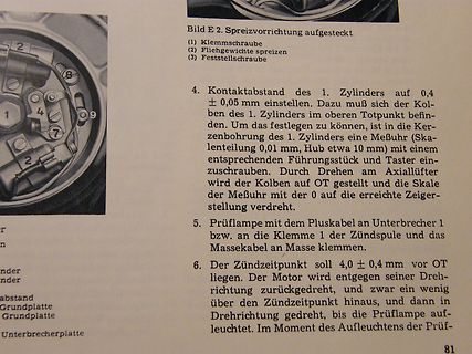 Buchseite mit technischer Anleitung und Abbildung