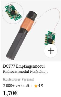Produktangebot DCF77 Empfängermodul
