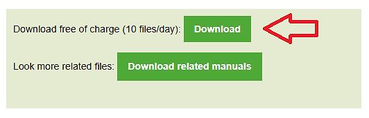 Download-Optionen einer Website