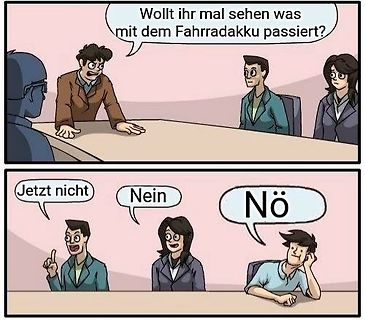 Comic mit vier Personen und Sprechblasen