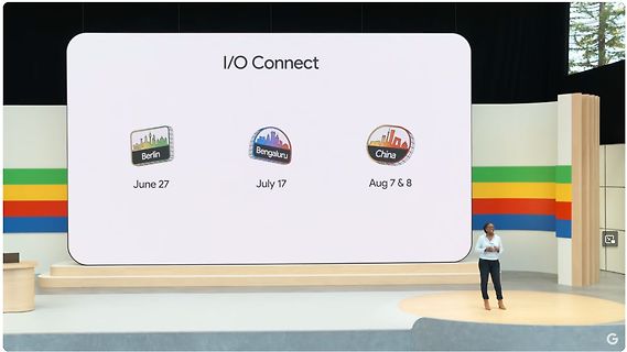 Präsentation von I/O Connect Terminen