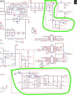 Ausschnitt eines elektronischen Schaltplans