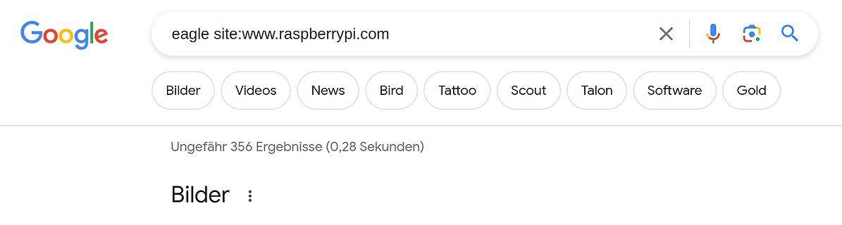Google-Suchergebnisse für eagle site:www.raspberrypi.com