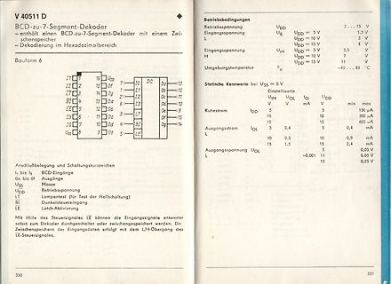 Datenblatt Ausschnitt BCD-zu-7-Segment-Dekoder