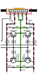 Schaltplan einer Transistor-Schaltung