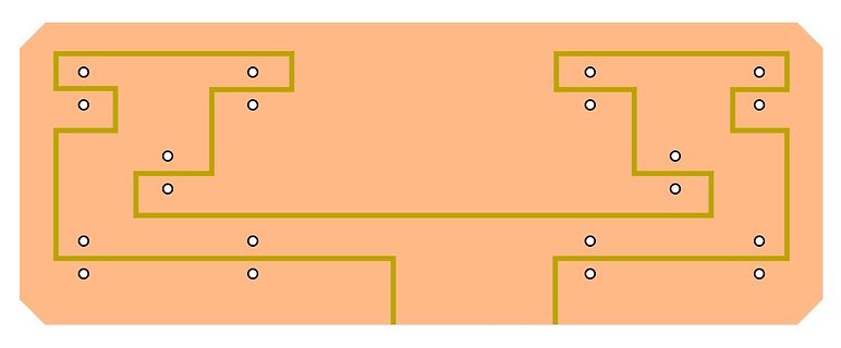 Leiterplatten-Layout einer Platine