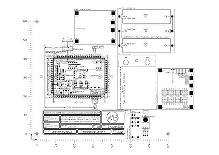 Leiterplatten-Layout einer LED-Dimmer-Platine