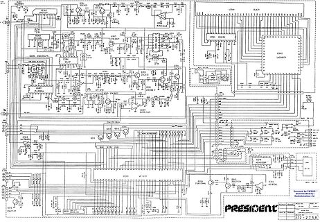 Schaltplan eines elektronischen Geräts