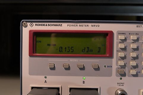 Rohde & Schwarz Leistungsmessegerät mit Display