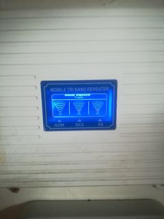Display eines Mobile Tri Band Repeaters