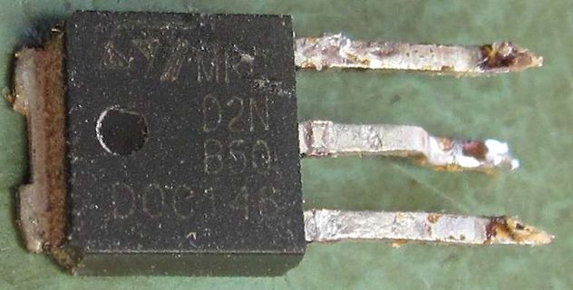Transistor im TO-220 Gehäuse