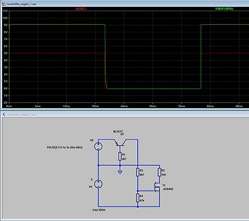 LTspice Simulation Schaltplan und Oszilloskop-Wellenform