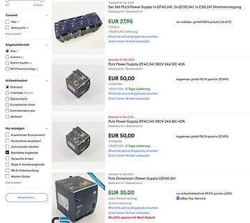 eBay Kleinanzeigen Suchergebnisse für Puls Power Supply