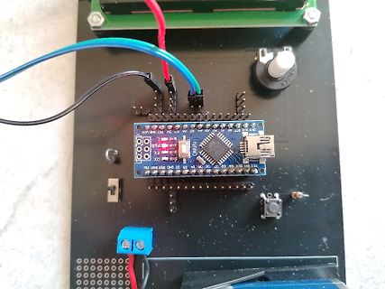 Aufbau mit Arduino Nano auf Lochrasterplatine