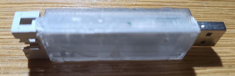 USB-Stick mit transparentem Gehäuse