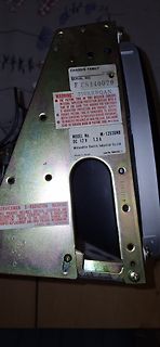 Typenschild eines Matsushita Elektronikgeräts